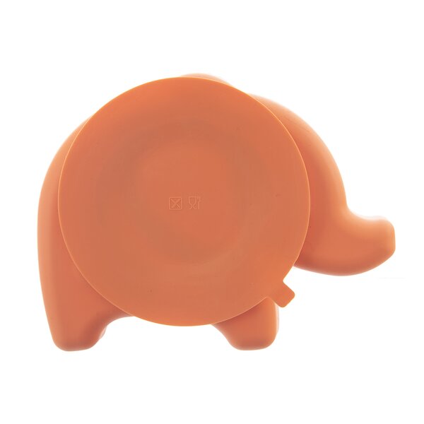 Dělený dětský talíř slon 23x18 cm