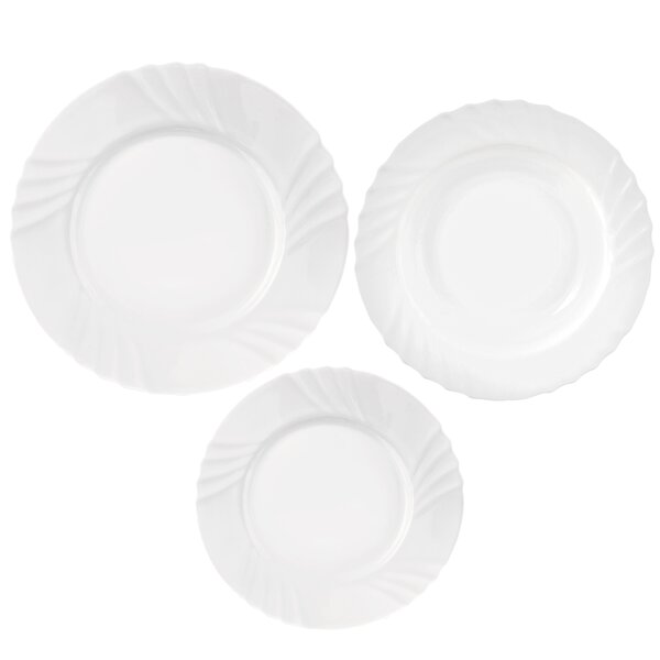 Jídelní sada LUNA vlnky 18 dílů