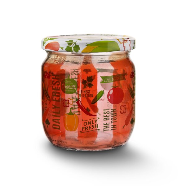 Zavařovací sklenice s víčkem 0,425 l