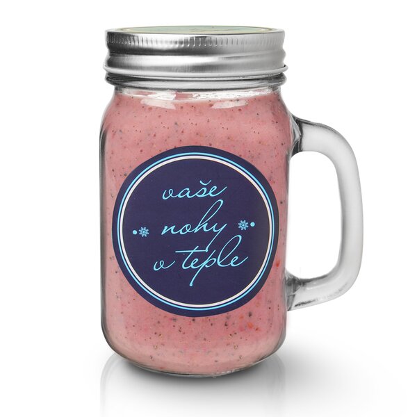 Dárková sklenička s ponožkami DOMKY