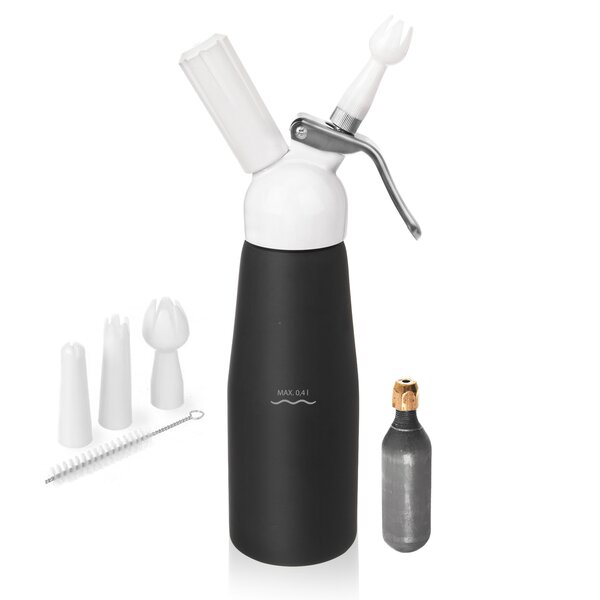 Šlehačková láhev 0,68 l DELA+bombičky