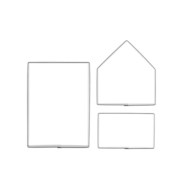 Vykrajovačka chaloupka sada 3 ks