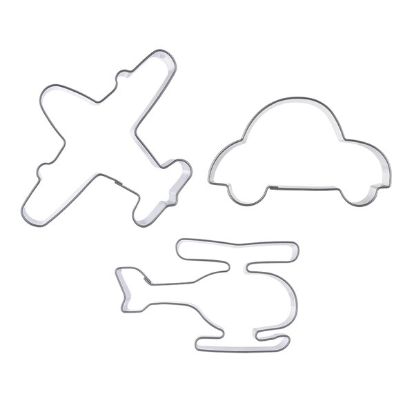 Vykrajovačka země-vzduch sada 3 ks