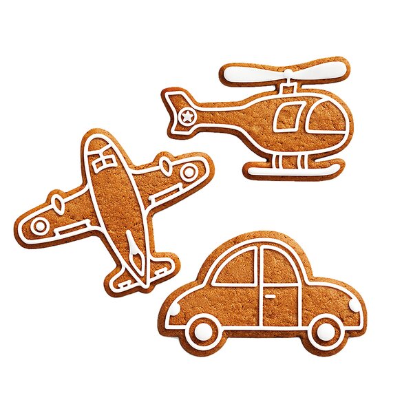 Vykrajovačka země-vzduch sada 3 ks