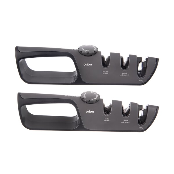 Ostřič nožů s rukojetí 3v1