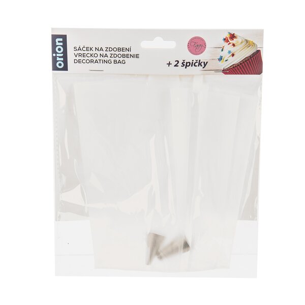 Cukrářský sáček 30 cm s 2 špičkami, sada