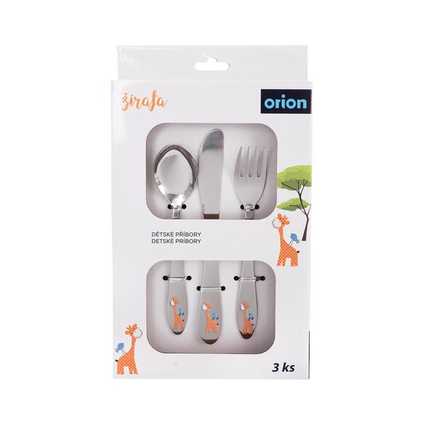 Jídelní dětský příbor ŽIRAFA 3 díly