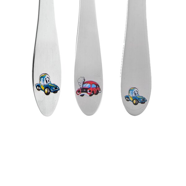 Jídelní dětský příbor AUTO 3 díly