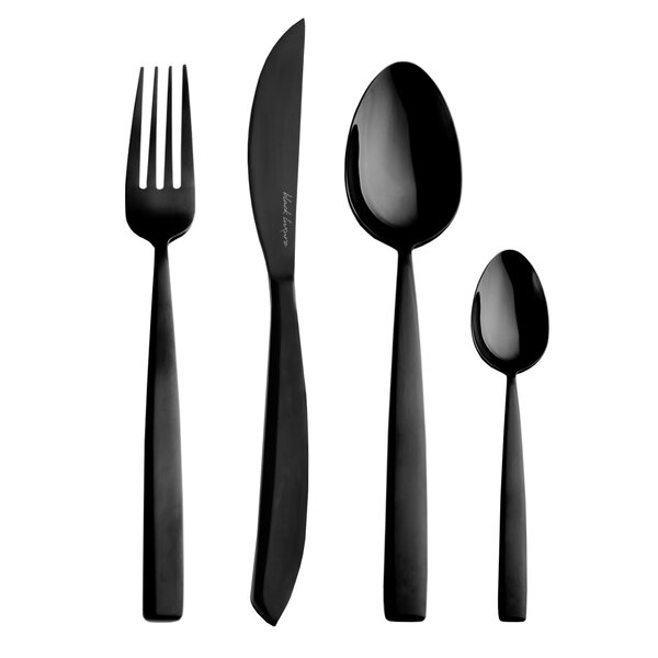 Jídelní příbory BLACK Luxure 24 dílů