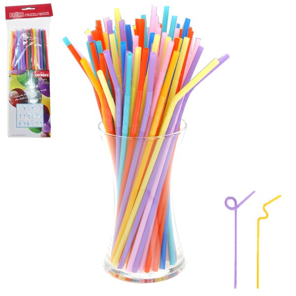 Nápojové brčko opakované použití 50 ks