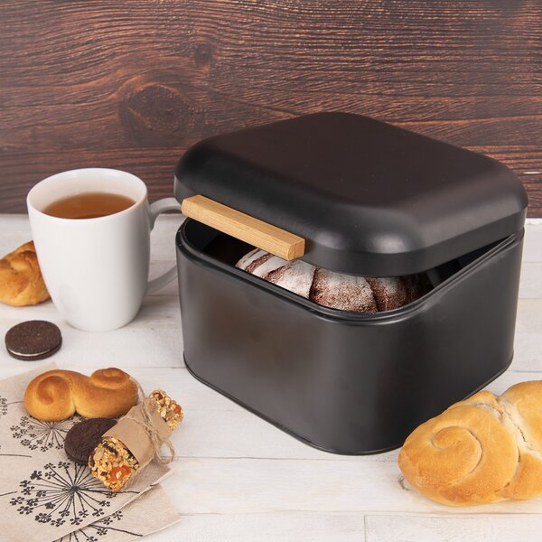 Chlebovka BLACK 21,5x20x14 cm 