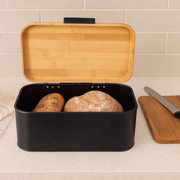 Chlebovka BLACK 30x19,5x14,5 cm