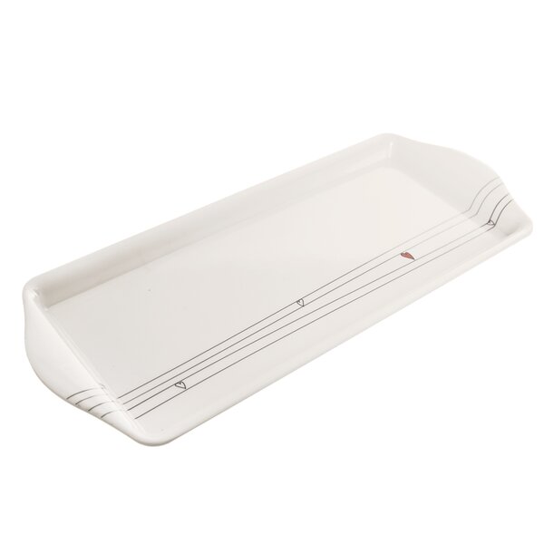 Servírovací tác SRDÍČKA 39,5x16,5 cm