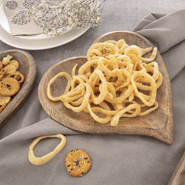 Servírovací tác MANGO srdce 25x25 cm