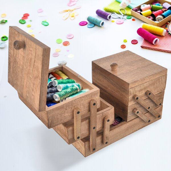 Kazeta na šití MANGO rozkládací 30,5x20x21 cm