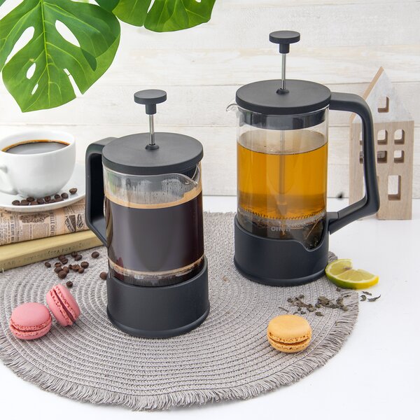 Konvička french press BLACK 0,9 l