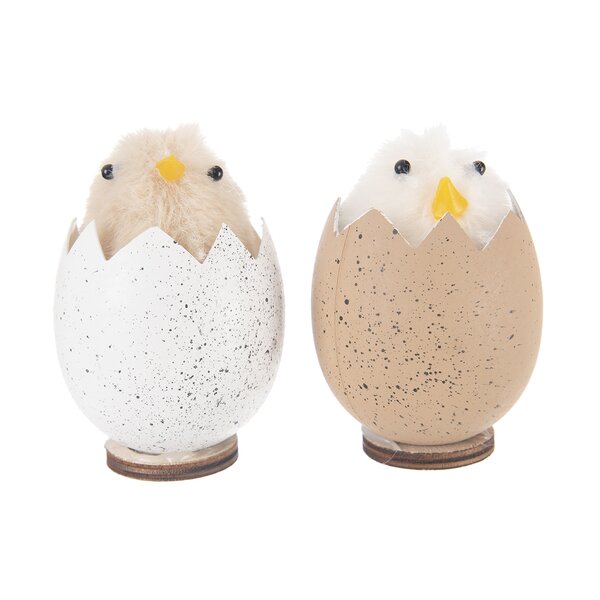 Velikonoční dekorace kuře ve skořápce