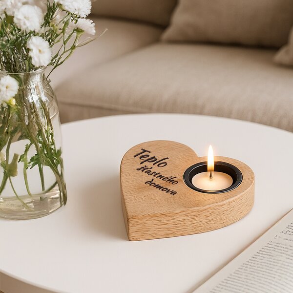 Svícen MANGO srdce