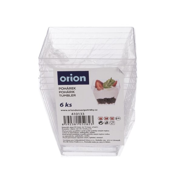 Pohárek panna cotta 0,19 l 6 ks