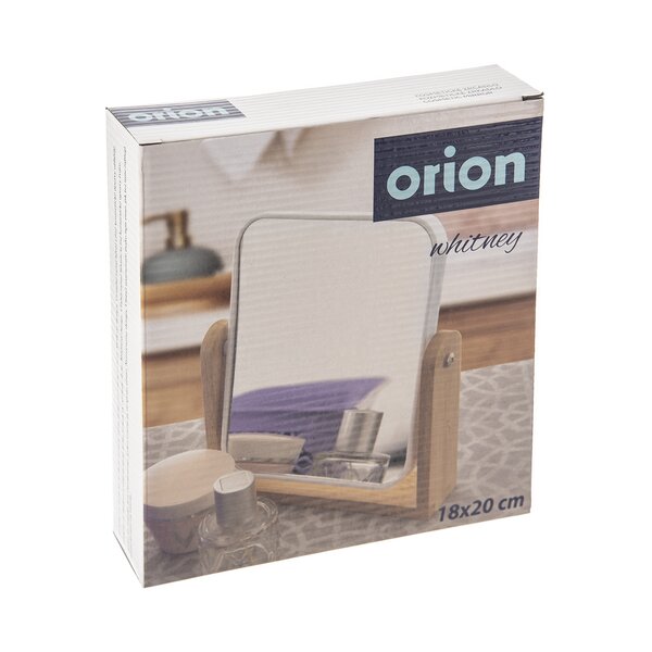 Kosmetické zrcátko WHITNEY se stojánkem 18x20 cm