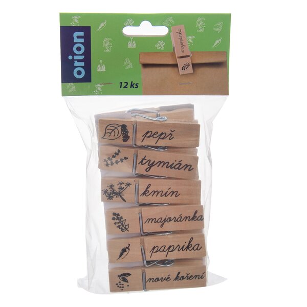 Kolíčky koření 12 ks