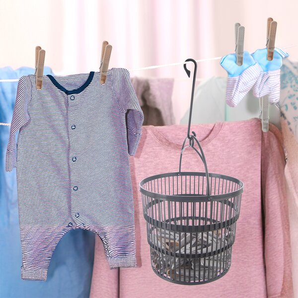 Prádelní kolíčky v košíku 50 ks