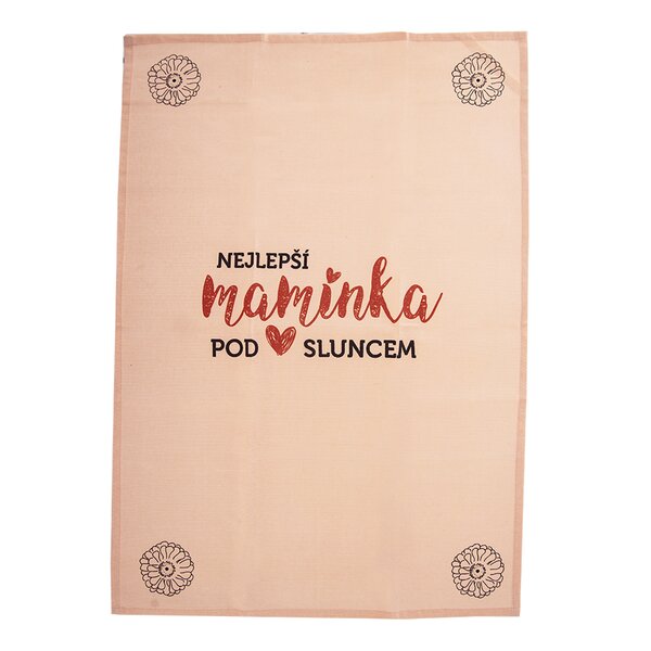 Kuchyňská utěrka NEJLEPŠÍ MAMINKA 3 ks