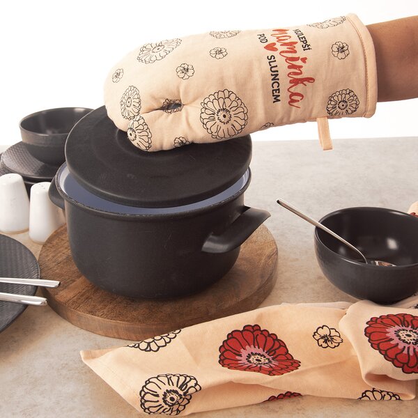 Kuchyňská utěrka NEJLEPŠÍ MAMINKA 3 ks