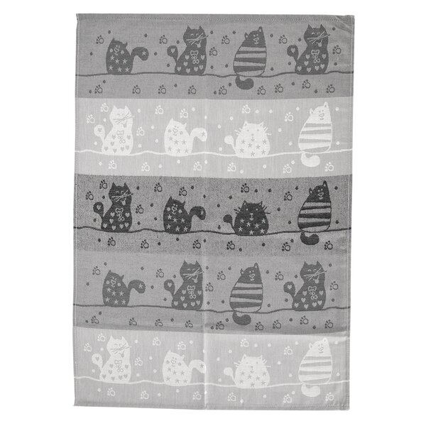 Kuchyňská utěrka kočky 3 ks