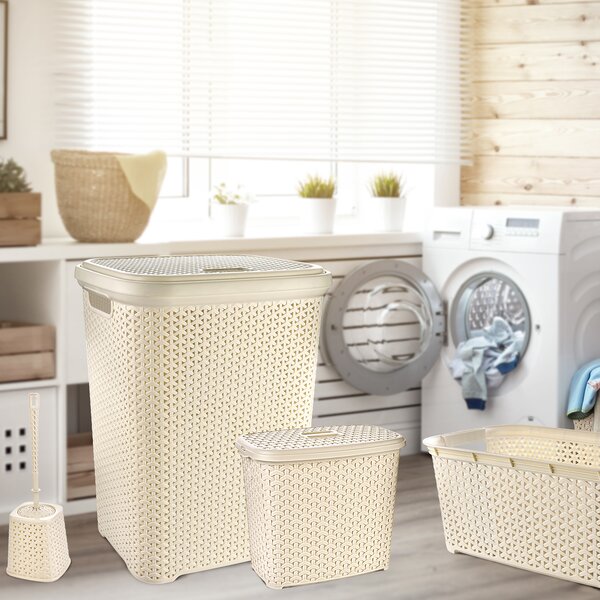 Prádelní koš s víkem RATAN Hobby