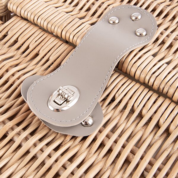 Piknikový koš s textilní vsadkou