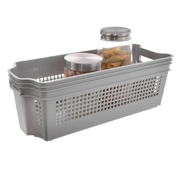 Košík Stack stohovat. kolečka 49,5x19x18 cm 