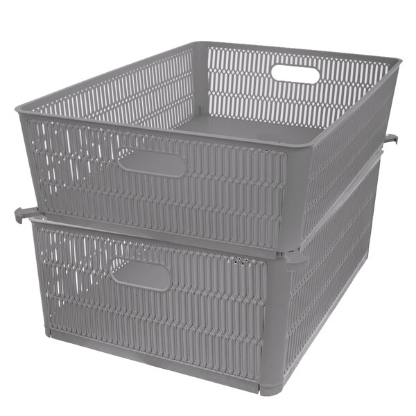 Košík Nesta stohovatelný 38x33x12,7 cm 