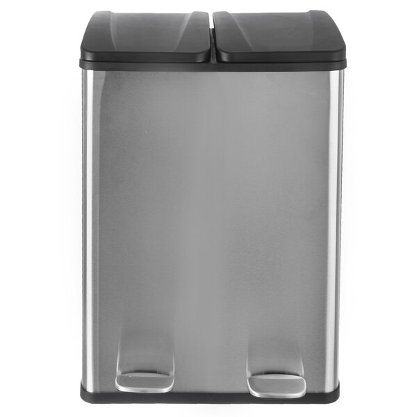 Odpadkový koš na tříděný odpad Duo 2x30 l