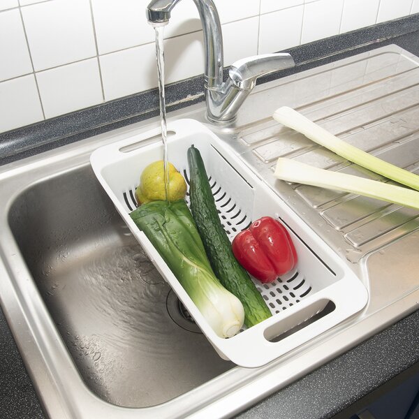 Košík do dřezu 32/44x20x8 cm