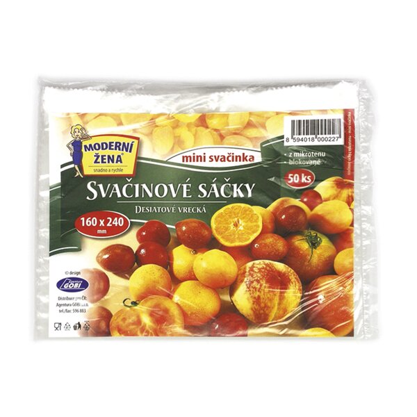 Svačinový sáček 16x24 cm 50 ks
