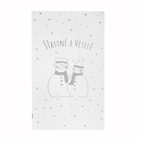 Dárkový sáček SNĚHULÁK 35x20 cm 100 ks