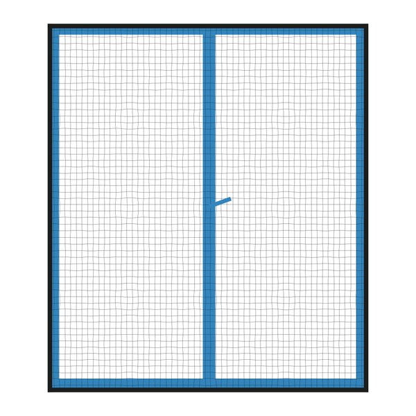 Síť proti hmyzu okno 2x 130x150 cm černá