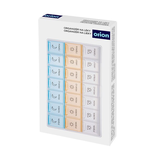 Organizér na léky týdenní 3 sekce