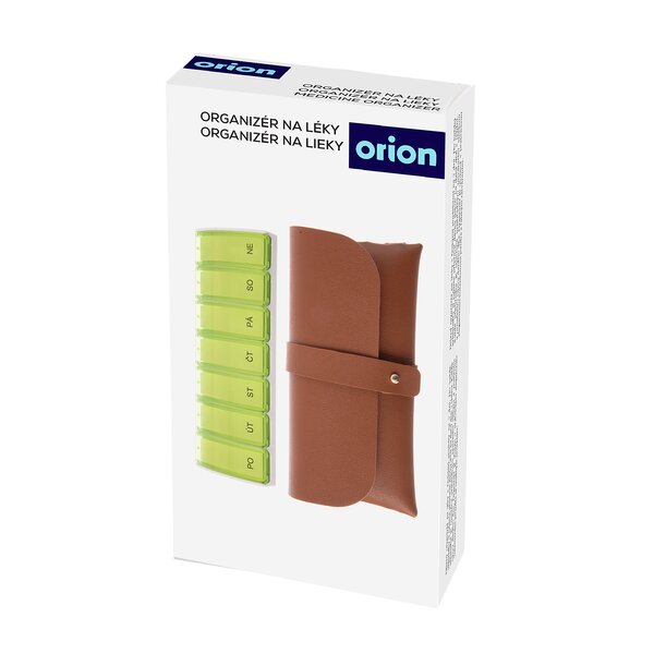 Organizér na léky týdenní s pouzdrem
