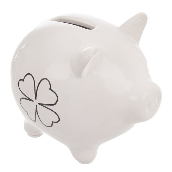 Pokladnička prasátko čtyřlístek