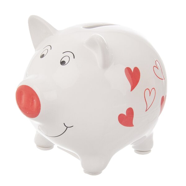 Pokladnička prasátko SRDCE
