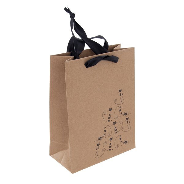Dárková taška kočky 18x10x23 cm 