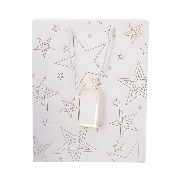 Dárková taška hvězda 26x12x32 cm 