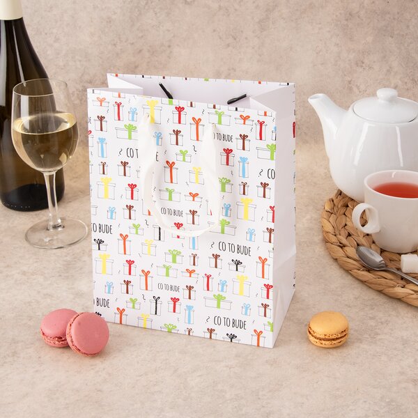 Dárková taška Co to bude 18x10x23 cm 