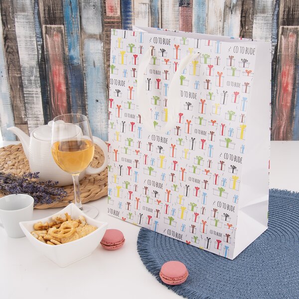 Dárková taška Co to bude 26x12x32 cm