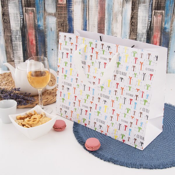 Dárková taška Co to bude 32x12x26 cm 