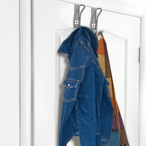 Dvojitý háček na dveře 2 ks