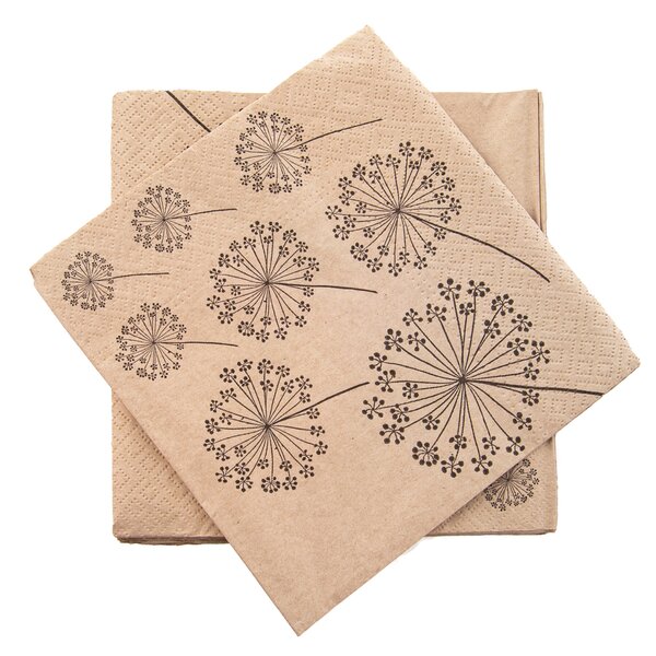 Servírovací ubrousky Pampelišky