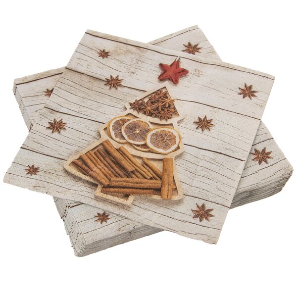 Servírovací ubrousky stromeček 